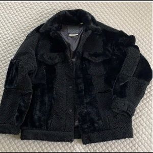 Levi’s made and crafted faux fur